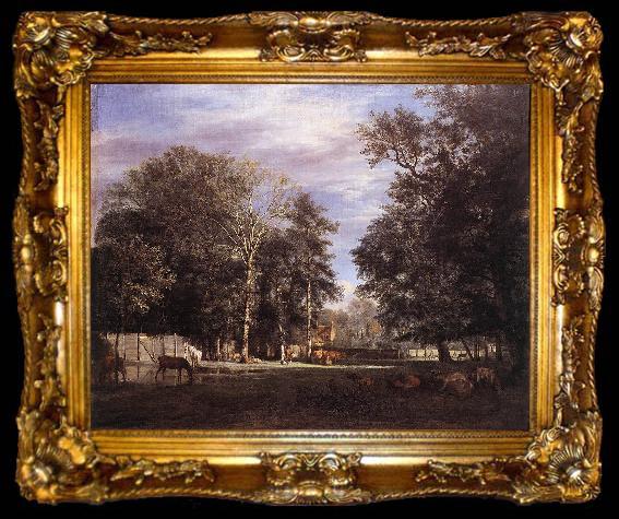 framed  VELDE, Adriaen van de The Farm er, ta009-2